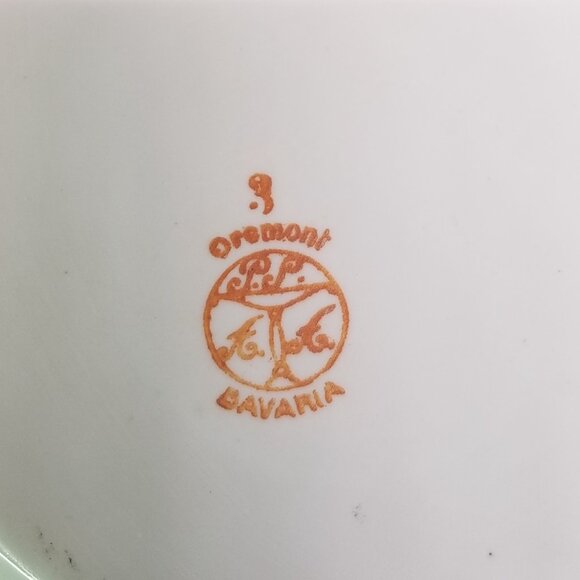Vintage Bavaria Lusterware Tea Cup & Snack/Sandwich Plate - Picture 8 of 9
